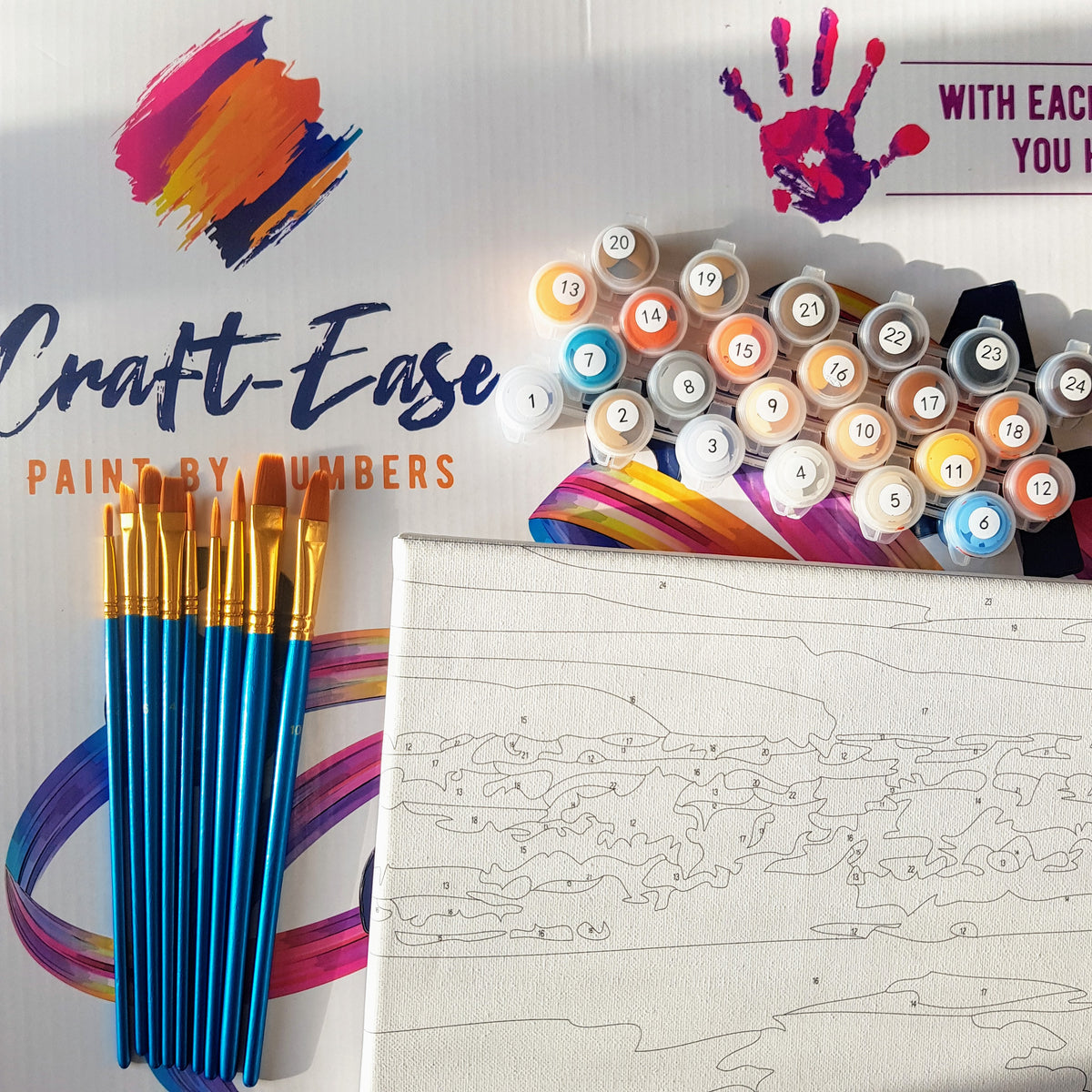 Adult Paint By Numbers No. 90's Daily Run – Clark Craft Products