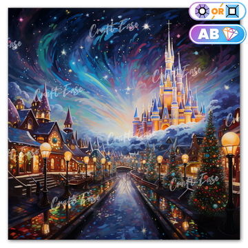 "Castle in the Sky" Diamond Painting Kit Craft-Ease™ (Multiple sizes)