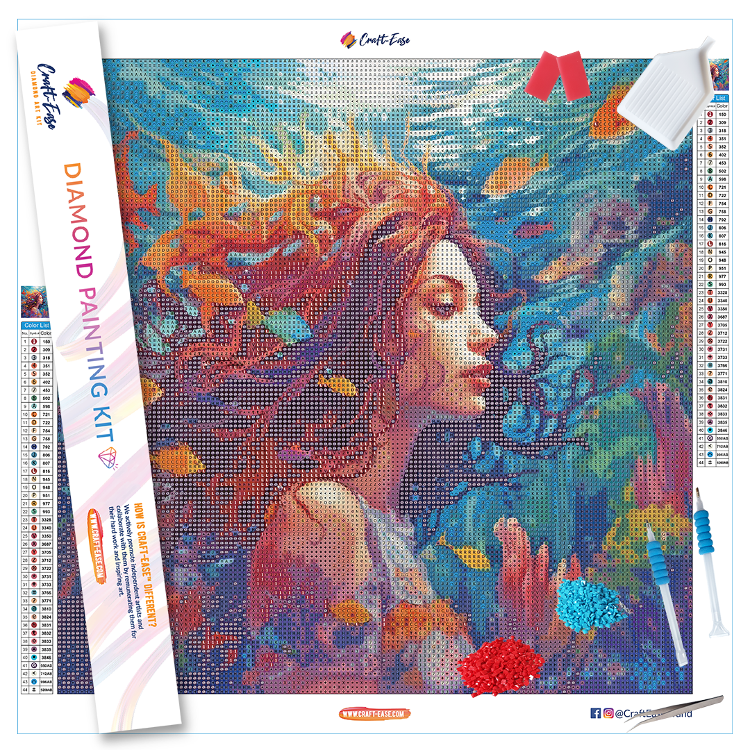 Beauty in the Ocean Diamond Painting Craft-Ease