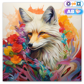 "White Fox" Diamond Painting Kit Craft-Ease™ (Multiple sizes)