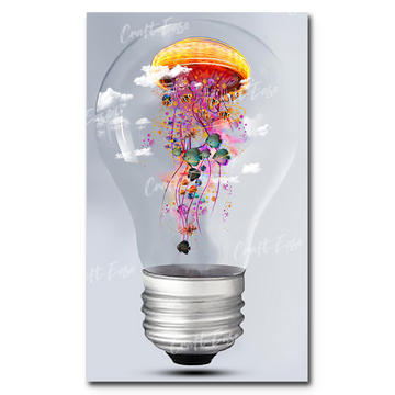 An image showing Electric Jellyfish Light Bulb By David Loblaw