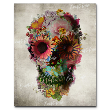 "Skull Two" Paint By Numbers Craft-Ease™ - Exclusive Series (50 x 40 cm) - Craft-Ease