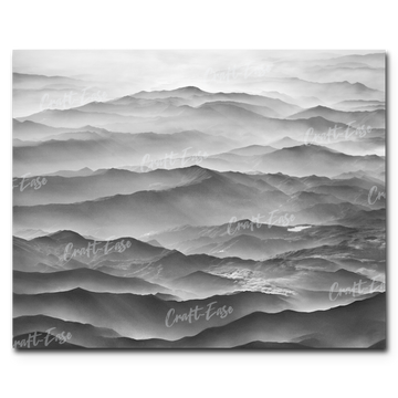 "Ocean Mountains" Paint By Numbers Craft-Ease™ - Exclusive Series (40 x 50 cm) - Craft-Ease