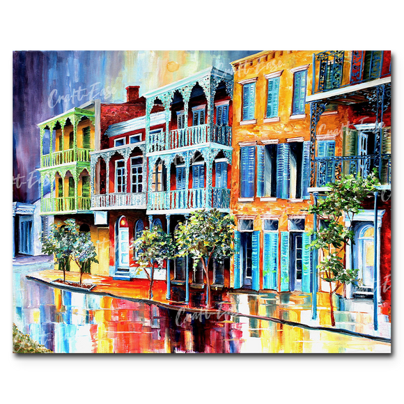 An image showing Rain in Old New Orleans By Diane Millsap