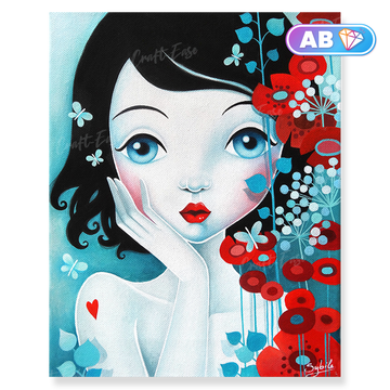 "Dear and Delicate" Diamond Painting Kit Craft-Ease™ (50 x 40 cm)