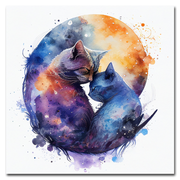 Pintura por números "Gatos amorosos" Craft-Ease™ (40 x 40 cm)