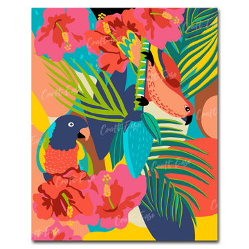 Pintura por números "Caribbean Fling" Craft-Ease™ (50 x 40 cm)