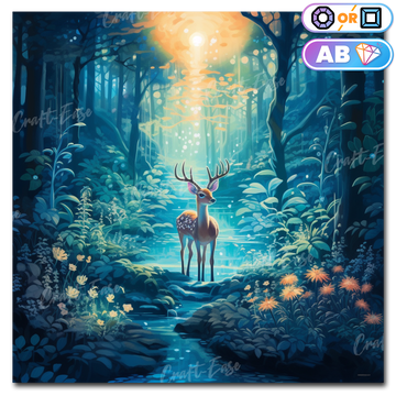 "Bambi Exploring the Forest" Craft-Ease AI Originals