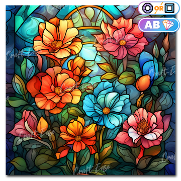 "Stained Glass Flower"