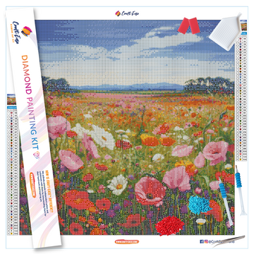 A Bed of Flowers Diamond Painting Craft-Ease