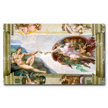 "The Creation of Adam" Paint By Numbers Craft-Ease™ - The Classics (30 x 50 cm) - Craft-Ease