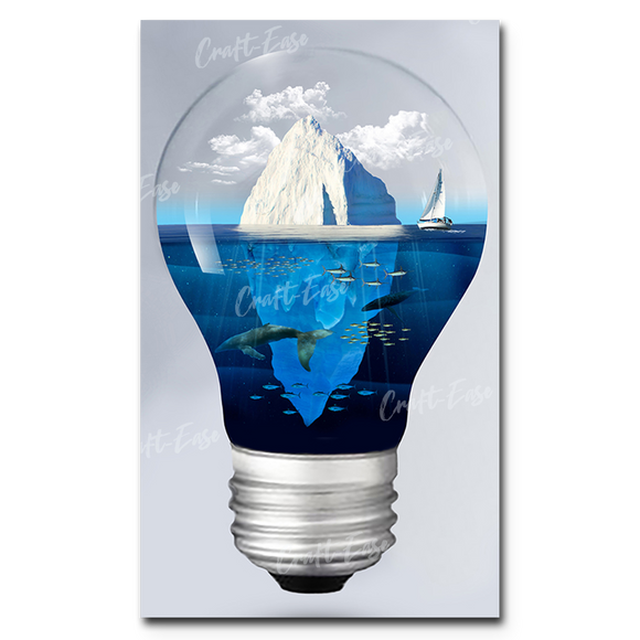 An image showing Iceberg in Light By David Loblaw