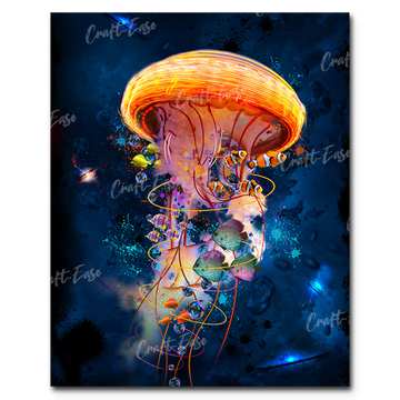 An image showing Jellyfish Galaxy By David Loblaw