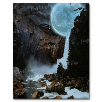 An image showing Moonlight Falls By David Loblaw