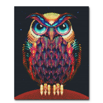 4 Season Owls Diamond Painting - Animal Diamond Art, Full Square/Round–  Diamond Paintings Store