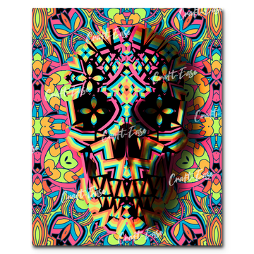 "Skull Geo Two" Paint By Numbers Craft-Ease™ - Exclusive Series (50 x 40 cm) - Craft-Ease