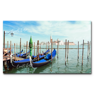 "Parking in Venice" Paint By Numbers Craft-Ease™ - Exclusive Series (30 x 50 cm) - Craft-Ease