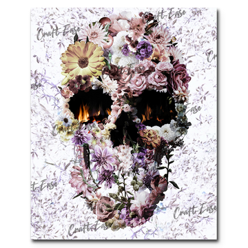 Peinture par numéros "Upland Skull" Craft-Ease™ - Série exclusive (50 x 40 cm)