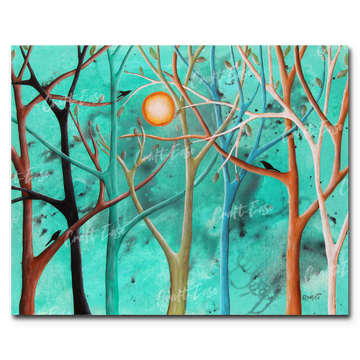 An image showing Woodland Trees By Karla Gerard