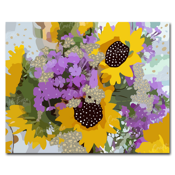 "Sunflowers" Paint By Numbers Craft-Ease™ (40 x 50 cm)