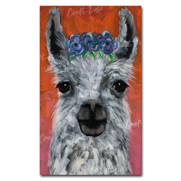 "Frida Llama" Paint By Numbers Craft-Ease™ (50 x 30 cm)