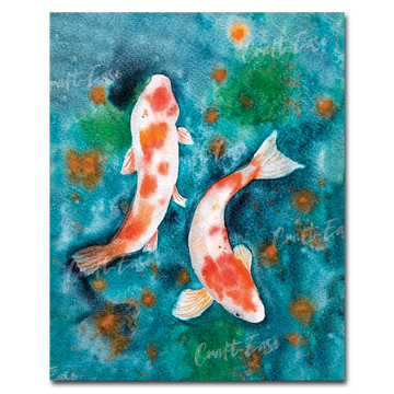 "Koi" Paint By Numbers Craft-Ease™ (50 x 40 cm)