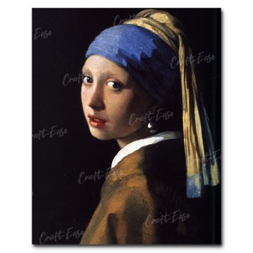 "The Girl with The Pearl Earring" Paint By Numbers Craft-Ease™ - The Classics (50 x 40 cm) - Craft-Ease