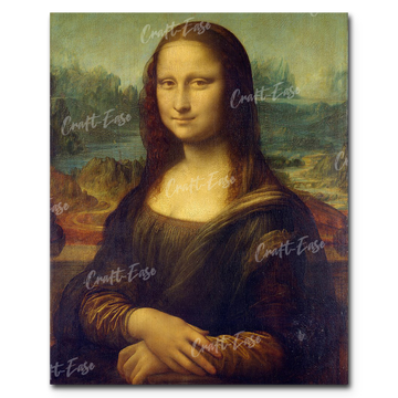 "Mona Lisa" Paint By Numbers Craft-Ease™ - The Classics (50 X 40 cm) - Craft-Ease