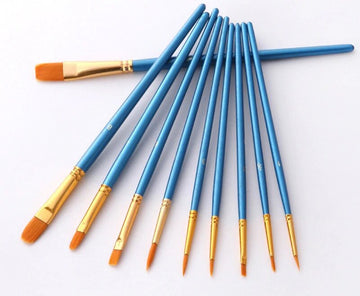 "Paint Easy" - 10 Paintbrushes Set by Craft-Ease™