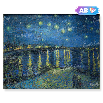 Starry Night Over the Rhone Diamond Painting Kit Craft-Ease
