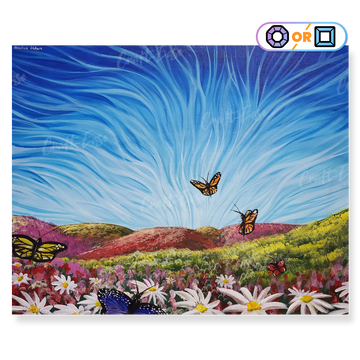 "Butterfly Fields" Diamond Painting Kit Craft-Ease™ (Multiple sizes)