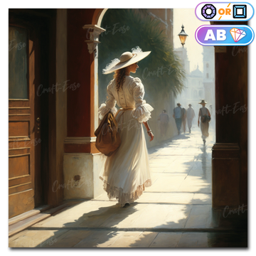 "A Summer Walk in Venice" Diamond Painting Kit Craft-Ease™ (Multiple sizes)