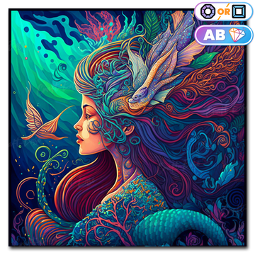 "Queen of the Sea" Diamond Painting Kit Craft-Ease™ (Multiple sizes)