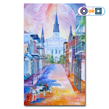 Kit de pintura de diamante "Carriage on Orleans Street" Craft-Ease™ (vários tamanhos)