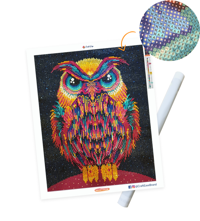 Kaiser Crafts Owl Kit Diamond Painting